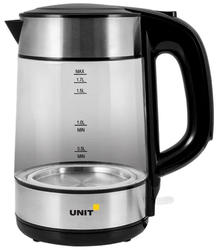 купить Чайник электрический UNIT UEK-273, стекло, 1.7л., 2000Вт. (Черный) в Алматы