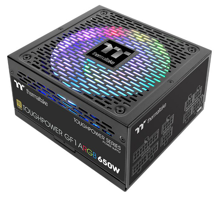 купить Блок питания Thermaltake Toughpower GF1 ARGB 650W, PS-TPD-0650F3FAGE в Алматы