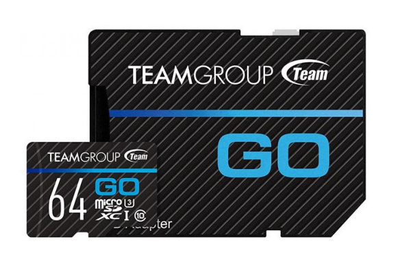 купить Карта памяти Team Group Go  MicroSD 64GB U3 TGUSDX64GU303, Read: 90MB/sec; Write: 45MB/sec,+ SD Adapter в Алматы