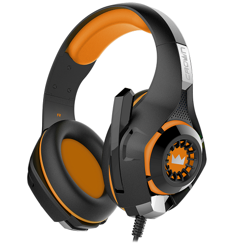 купить Гарнитура игровая CROWN CMGH-101T Black&orange в Алматы