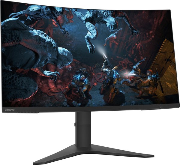 купить Монитор Lenovo G32qc-10 31.5** 16:9 2560х1440(WQHD) VA 144Hz, nonGLARE, 350cd/m2, H178&deg;/V178&deg;, 3000:1, 16.7M, 1ms, HDMI, DP, Tilt, 3Y, Black в Алматы