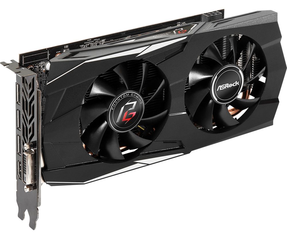 купить Видеокарта ASRock PHANTOM GAMING D RADEON RX580 8G ОC/H, 8GB GDDR5, 256 bit, 3xDisplayPort, 1xHDMI, 1xDVI, PCI Express x16 Gen3 в Алматы