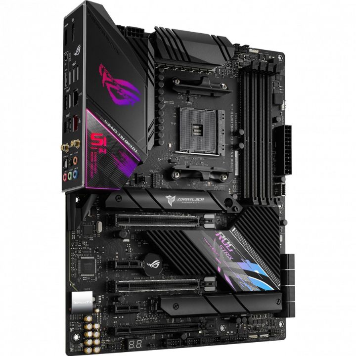 купить Материнская плата ASUS ROG STRIX X570-E GAMING WIFI II AM4 4xDDR4 8xSATA RAID 2xM.2 DP HDMI ATX в Алматы