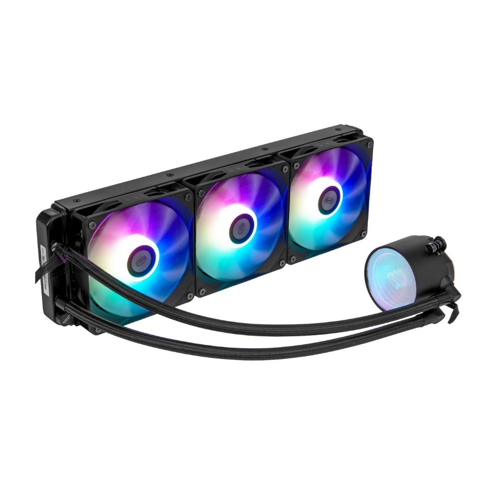 Купить Водяное охлаждение для CPU PCCooler DA360 MAX ARGB BK TDP 300W 115X/1200/1700/1851/AM4/AM5 Черный в Алматы