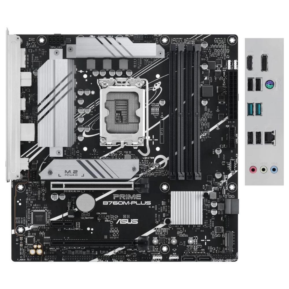 купить Материнская плата ASUS PRIME B760M-PLUS, LGA1700 4xDDR5 в Алматы