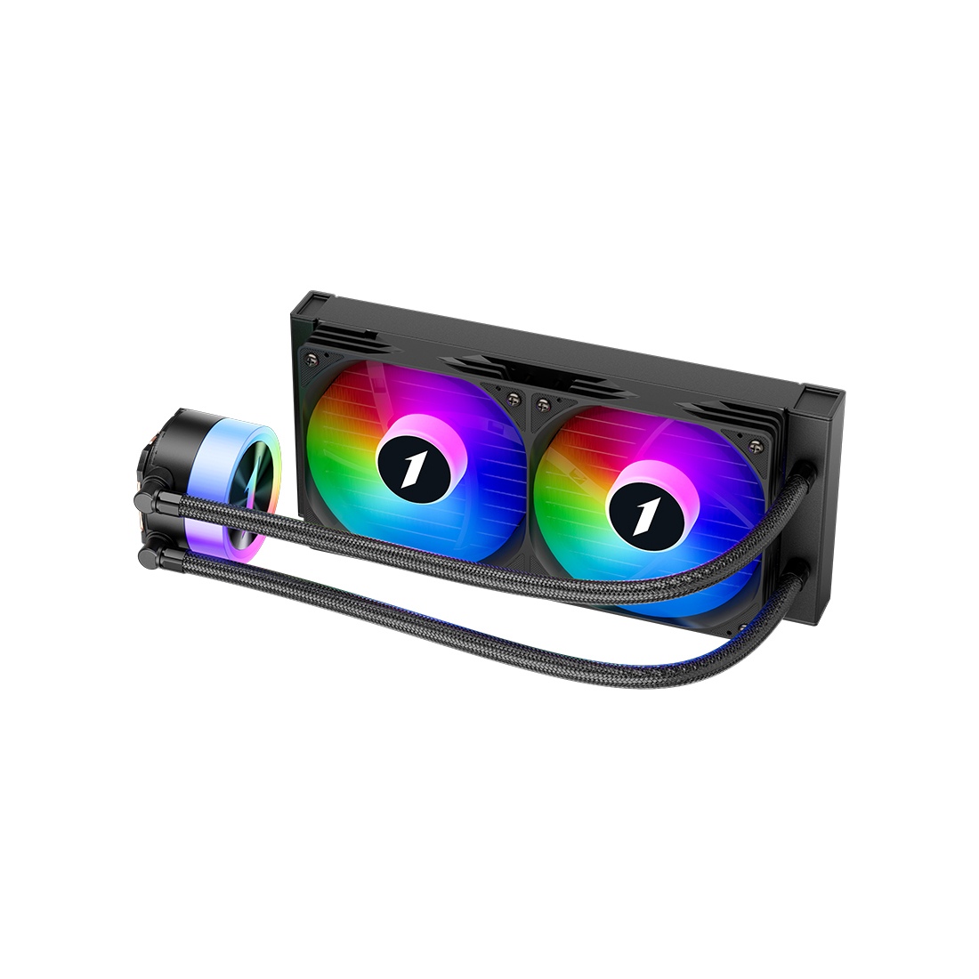 купить Кулер с водяным охлаждением 1STPLAYER TS1 240 BLACK в Алматы