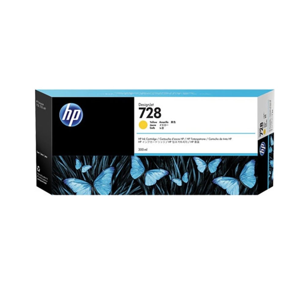 Купить Картридж струйный HP F9K15A 728 300-ml Yellow DesignJet Ink Cartridge, 300 мл в Алматы