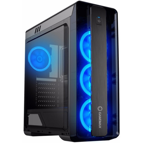 купить Корпус ПК без БП GameMax MoonLight FRGB WT <ATX, 4x120mm,VGA 360mm, CPU 160mm, 0.6mm, 440х470х205mm> в Алматы