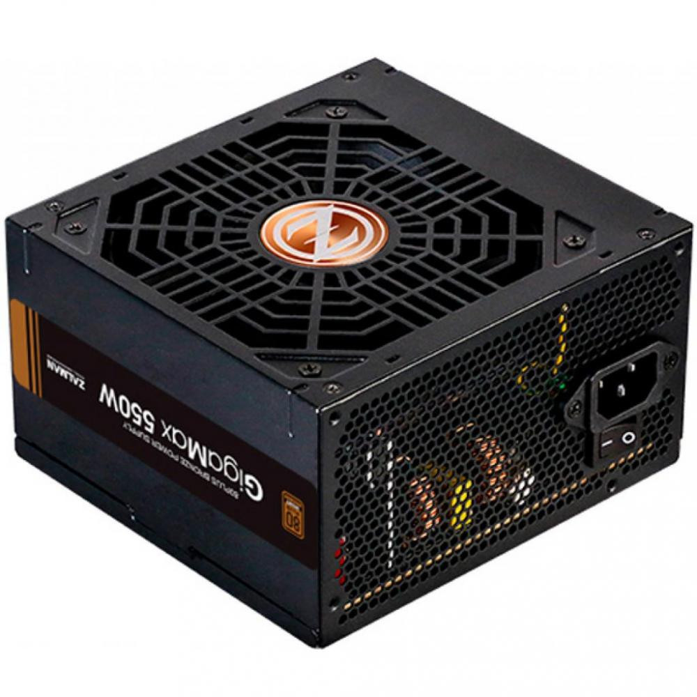 купить Блок питания Zalman ZM550-GVII, 550W, 12cm fan, Active PFC, 80 Plus Bronze, ATX в Алматы