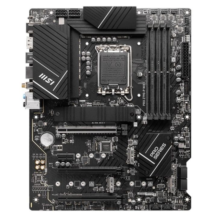 купить Материнcкая плата MSI PRO Z790-P WIFI DDR5 s1700 Z790 4xDDR5 M.2 HDMI DP Wi-Fi BT ATX в Алматы