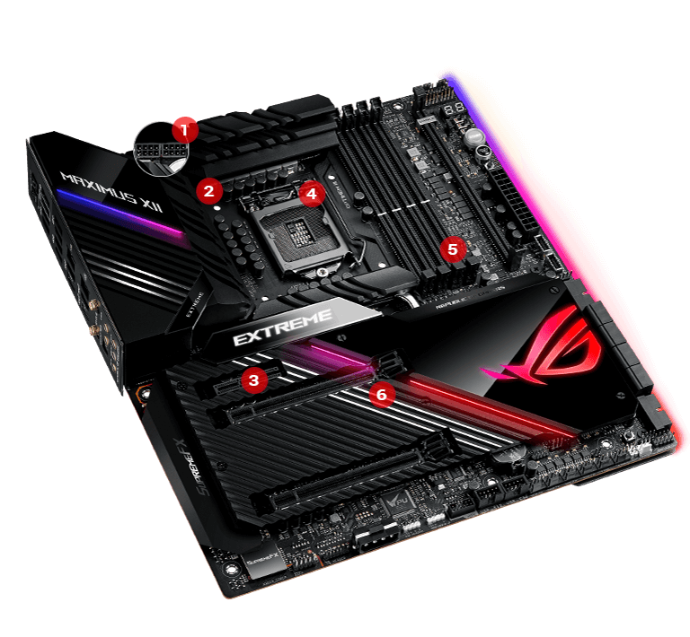 купить Сист. плата Asus ROG MAXIMUS XII EXTREME, Z490, 1200, 4xDIMM DDR4, 3xPCI-E x16, 4xM.2, 8xSATA, Wi-Fi 6AX, E-ATX BOX в Алматы