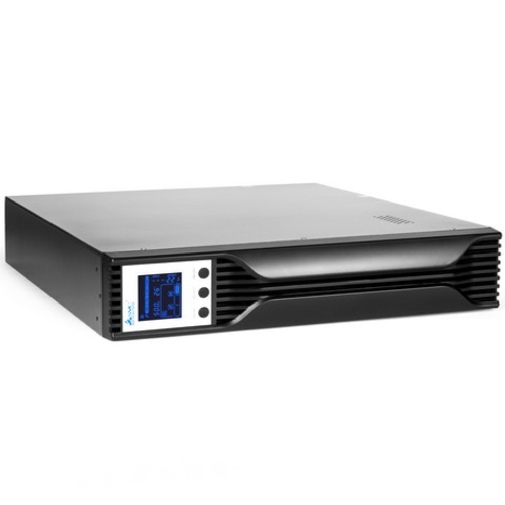 купить Источник бесперебойного питания, SVC, RTL-2K-LCD, Мощность 2000ВА/1400Вт,  Стоечный 19** 2U, RTL-серия, USB-SMART, Диапазон работы AVR: 145-275В, Бат.: 12В/7.5Aч*4шт., Вентилятор: 8cм*1шт., 2 вых., Чёрный в Алматы