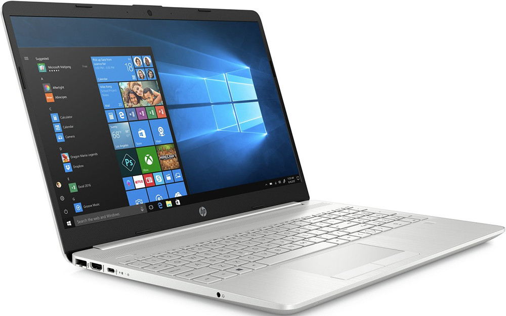 купить HP Notebook 15-dw0040ur/Pentium Gold 4417U dual/4Gb DDR4/256Gb SSD/15.6 HD/Intel HD Graphics 610/W10 Home/Natural Silver в Алматы