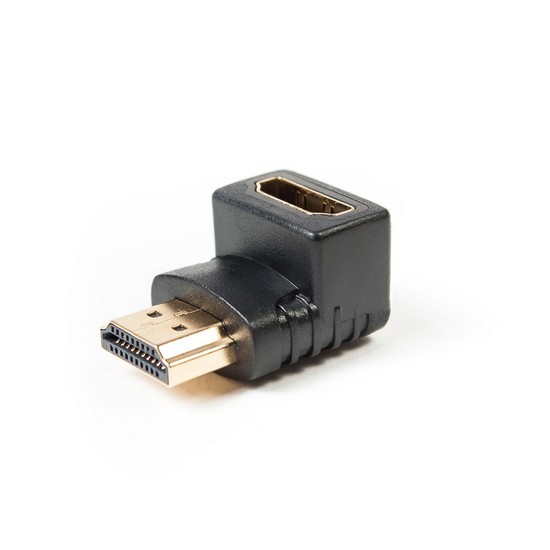купить Переходник, SHIP, AD005B, HDMI Male на HDMI Female, Маленький пластиковый адаптер, Блистер, Чёрный в Алматы