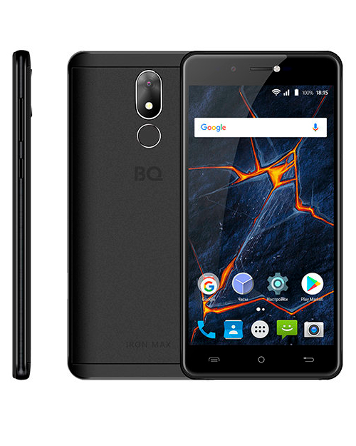 купить Смартфон BQ 5507L Iron Max Black 5.5*/1280х720HD/MTK6737,4ядра/2+16Gb/8+2MP/2800 мАч/4G.LTE /  в Алматы