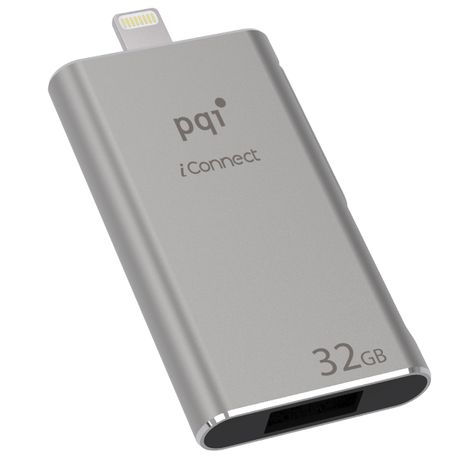купить USB Флеш для Apple PQI iConnect 001 6I01-032GR1001 32GB Серебро в Алматы