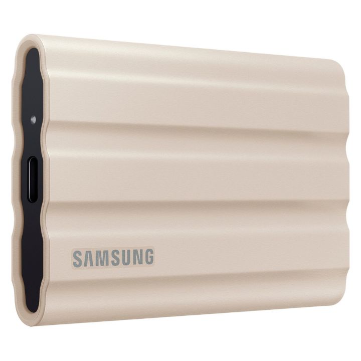 купить Внешний SSD 2000Gb Samsung T7 Shield Бежевый MU-PE2T0K/EU в Алматы