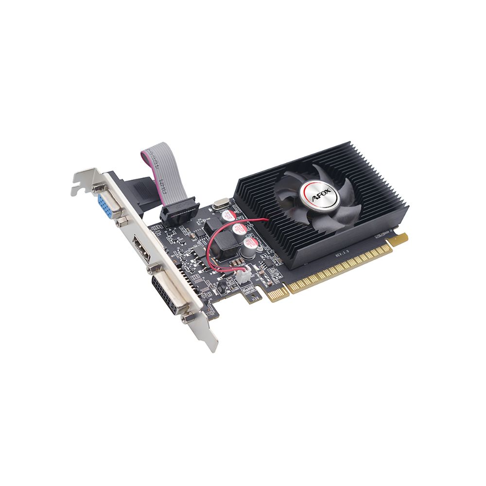 купить GPU NVIDIA, 4 GB, Afox GT 420 [AF420-4096D3L2], DVI/HDMI/VGA, DDR3/128bit, +LP в Алматы