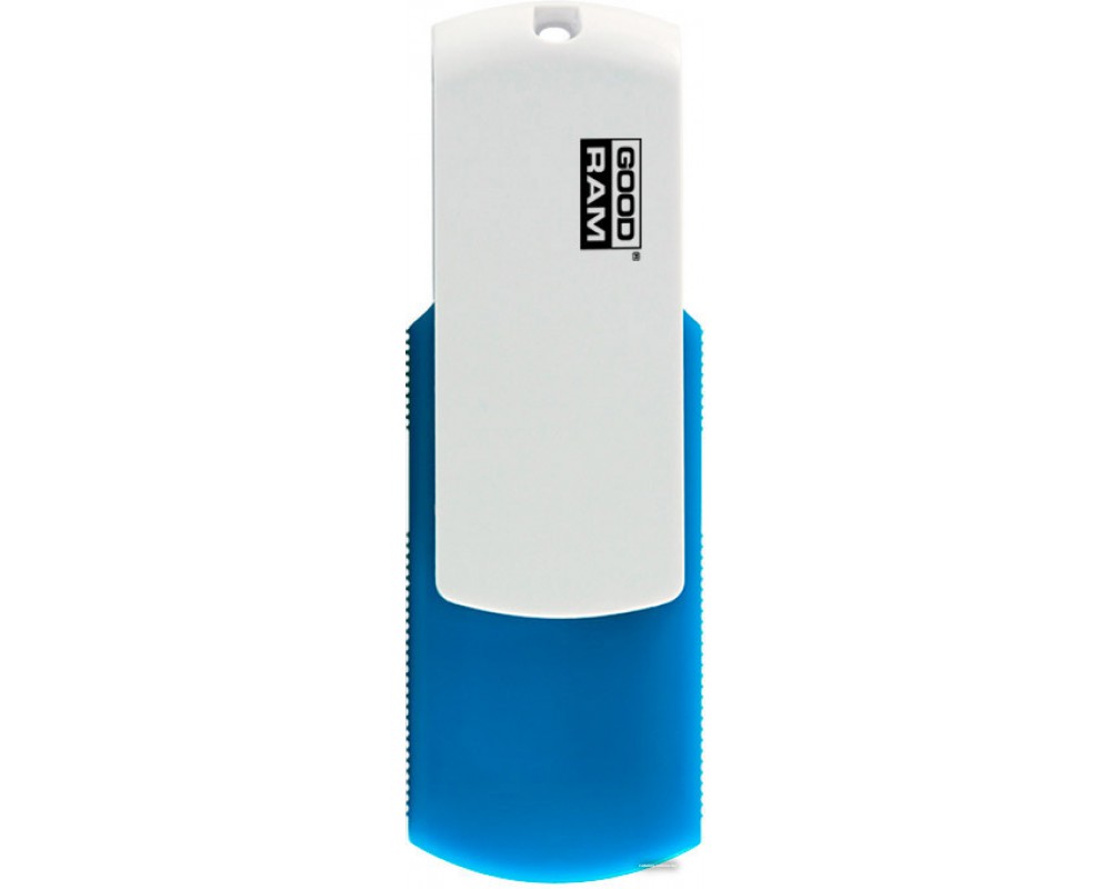 купить USB-ФЛЕШ-НАКОПИТЕЛЬ 16Gb GOODRAM UCO2 USB 2.0 UCO2-0160MXR11 BLUE/WHITE в Алматы
