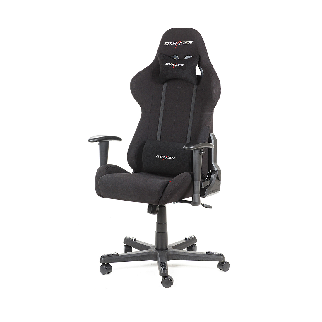 купить Игровое компьютерное кресло, DX Racer, OH/FD01/N, Материал отделки ткань, Металлическая основа кресла, Механизм качания: топ-ган, Прорезиненные колеса в комплектации, Чёрный в Алматы