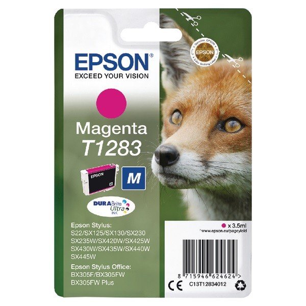 купить Картридж Epson C13T12834012 S22/SX125 пурпурный new в Алматы