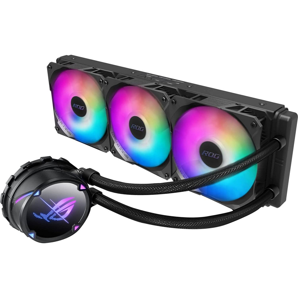 купить СЖО ASUS ROG STRIX LC II 360 ARGB, AIO, 120mm fan, ARGB, 1700 socket BOX в Алматы