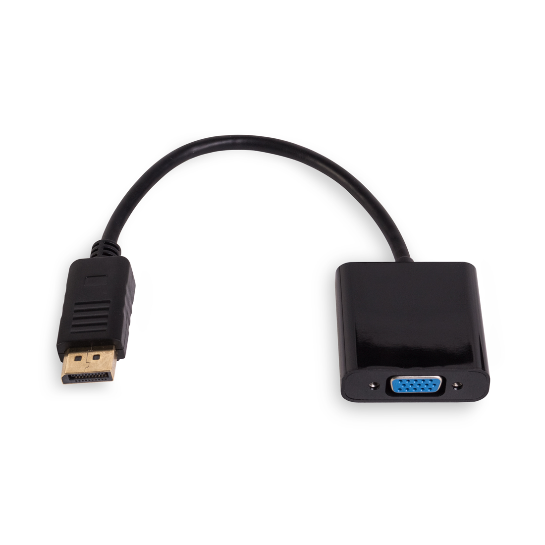 купить Переходник, DiVGAB, Displayport на VGA, Чёрный в Алматы