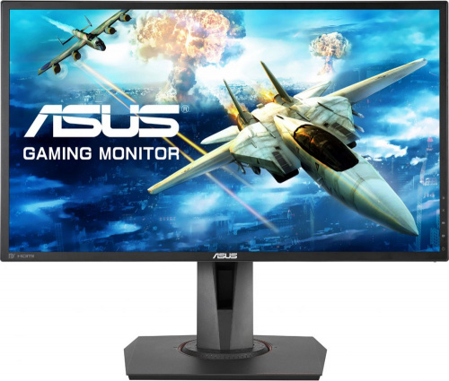 купить Монитор ASUS MG248QR TN,24*,16:9FHD(1920x1080x144 Hz),350cd/m2,1000:1,100M:1,170/160,1ms,Spkrs 2W,DVI,HDMI,DP,Gaming,Blk в Алматы