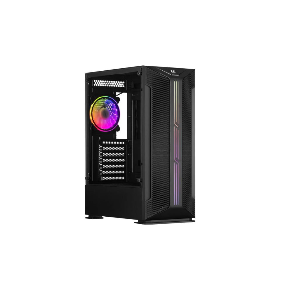 Купить Корпус 2E Gaming Hunter GH1, Midi Tower, ATX, Black, 2x3.5*/2x2.5*, 2xUSB2.0, USB3.0 в Алматы