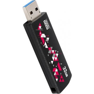 купить USB-ФЛЕШ-НАКОПИТЕЛЬ 32Gb GOODRAM UCL3 USB 3.0 UCL3-0320K0R11 BLACK в Алматы