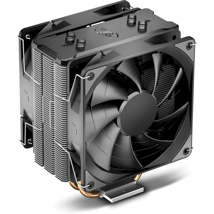 купить Кулер для процессора, Deepcool, GAMMAXX 400EX DP-MCH4-GMX400EX,  Intel 1366/1200/115х и AMD AM4/AM3 /AM3/AM2 /AM2/FM2 /FM2/FM1, 180W, 2*120мм, 500- 1500&plusmn;10% об/м, 52CFM, ?27.6dB(A), 4pin, 129х103х157,5мм, Чёрный в Алматы