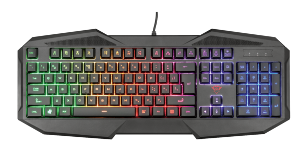 купить Клавиатура игровая Trust RU GXT830-RW AVONN GAMING KB черный в Алматы