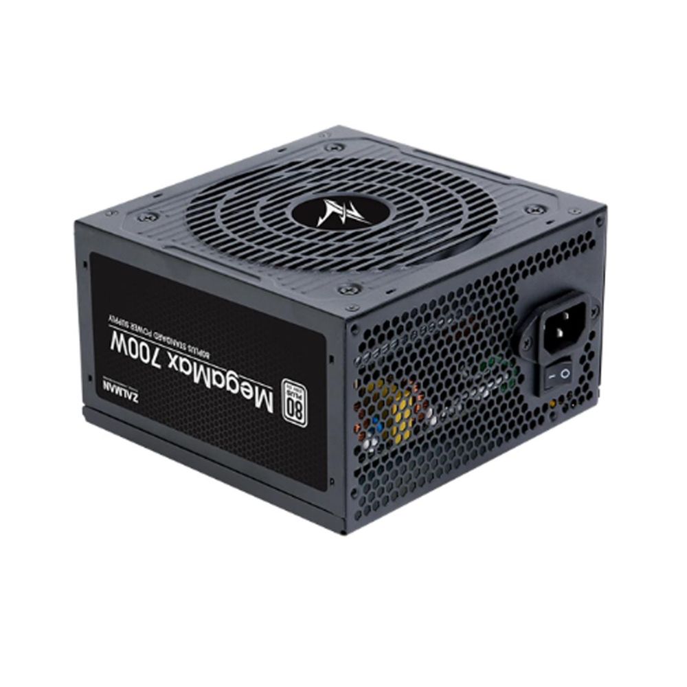 Купить БП ATX 700W Zalman MegaMax ZM700-TXII, 12sm f, 20 4 8/24 8 8, 6SATA, 4mol,4x6 2p PCI-E,ATX ZM700-TXII в Алматы