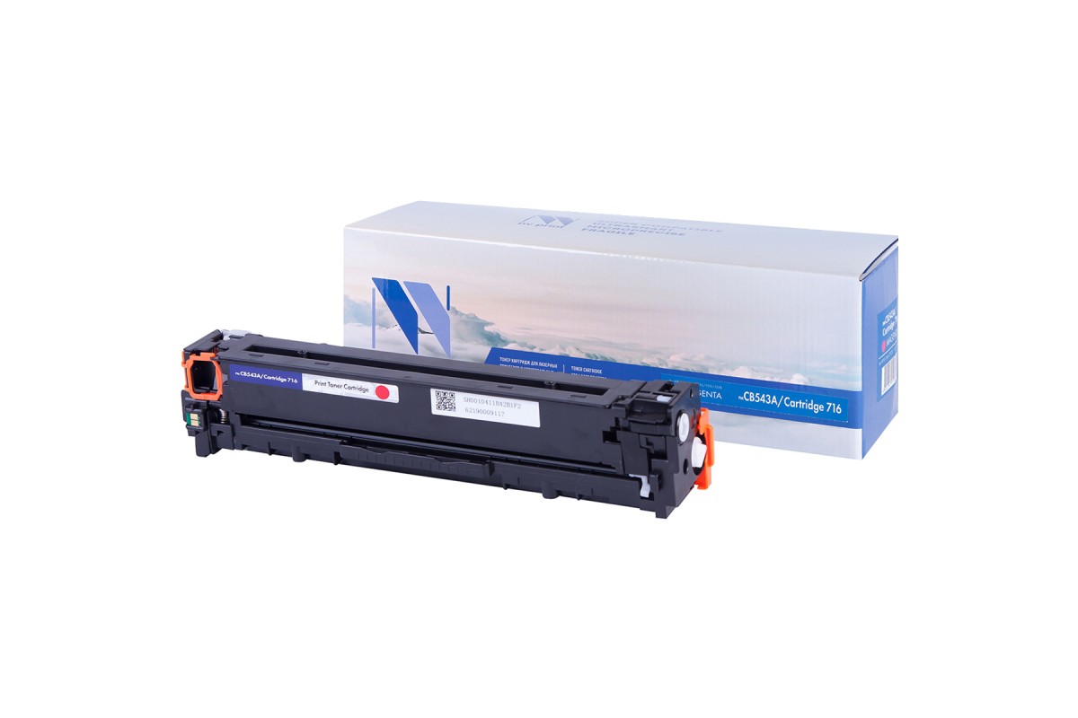 купить Картридж NVP совместимый HP CB543A/Canon 716 Magenta для LaserJet Color CP1215/CM1312/CM1312nfi/CP1215/Canon i-SENSYS LBP5050/LBP5050n/MF8030Cn/MF8040Cn/MF8050Cn/MF8080Cw (1400k)                                                                         в Алматы