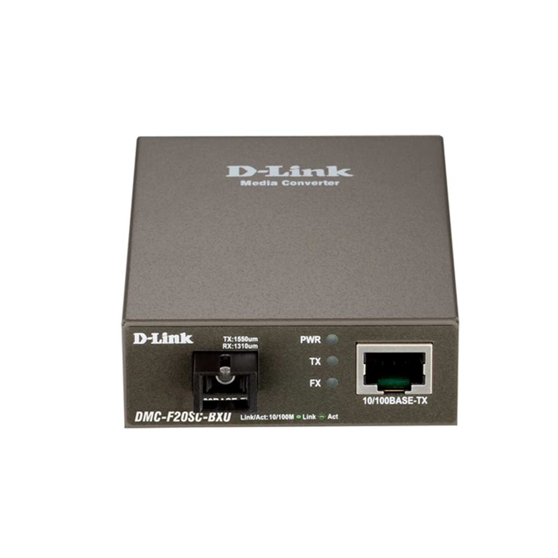 купить Медиаконвертер, D-Link, DMC-F20SC-BXU/A1A, с 1 портом 10/100Base-TX и 1 портом 100Base-FX с разъемом SC (ТХ: 1310 нм. RX: 1550 нм) для одномодового оптического кабеля (до 20 км) в Алматы