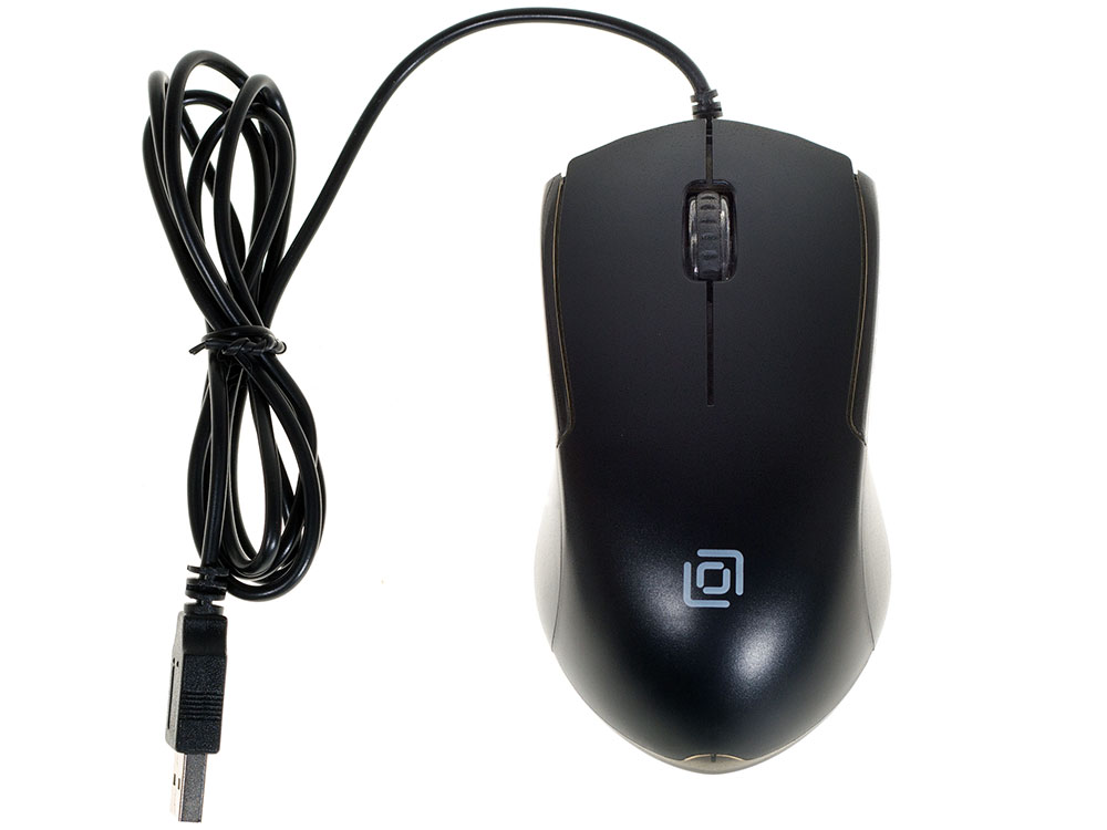 купить Мышь Oklick 245M черный оптическая (1000dpi) USB (3but) в Алматы