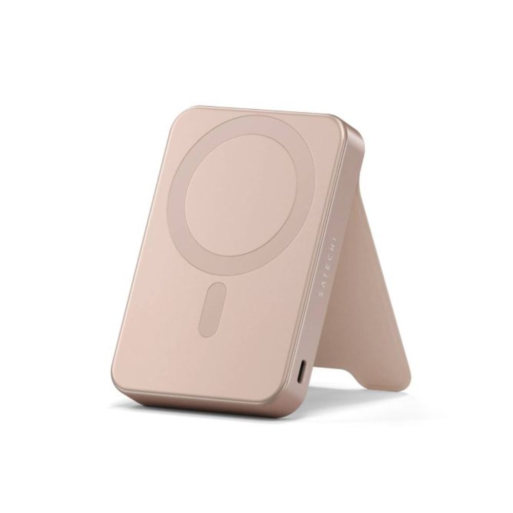 купить SATECHI Qi2 10K Magnetic Power Bank with Stand (Desert Rose) в Алматы