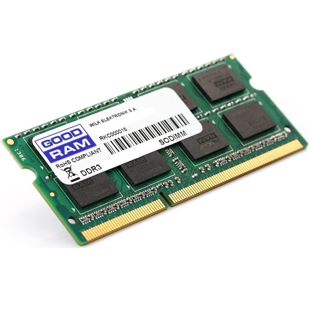 купить Оперативная память для ноутбука 4Gb DDR3 1600Mhz GOODRAM SODIMM PC3-12800 CL11 GR1600S364L11S/4G в Алматы