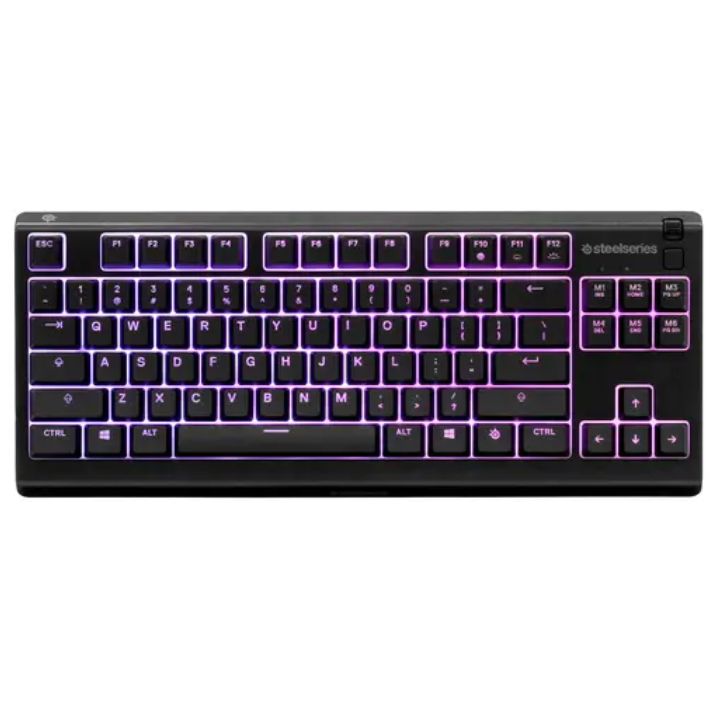 купить Клавиатура игровая Steelseries Apex 3 TKL US 64831 черный в Алматы