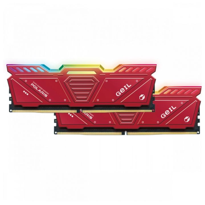 купить Оперативная память 32GB Kit (2x16GB)GEIL Polaris RGB 5600Mhz DDR5 PC5-44800 GOSR532GB5600C46DC Red в Алматы