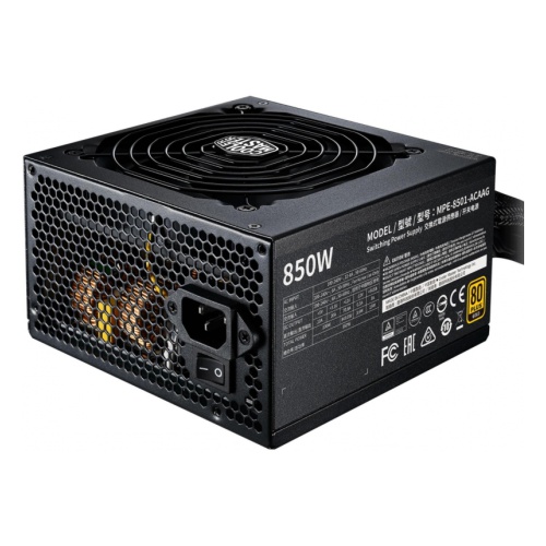 купить Блок питания CoolerMaster MWE GOLD 850 V2 >750W Non Modular, 80+ GOLD MPE-8501-ACAAG-EU в Алматы