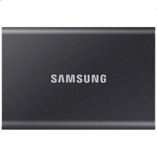 купить Внешний SSD 2000Gb Samsung T7 USB 3.2 Gen.2 (10 Гбит/c)  AES 256, Серый, MU-PC2T0T/WW в Алматы
