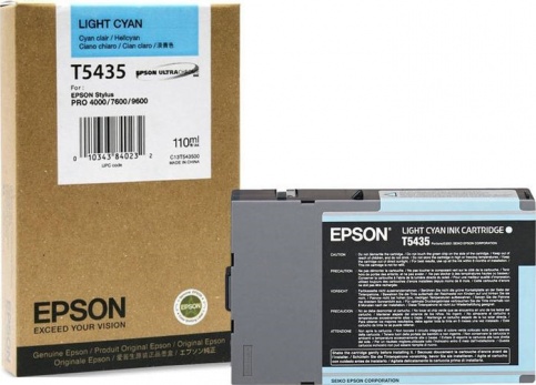 купить Картридж Epson C13T543500 STYLUS PRO7600/9600 светло-голубой в Алматы