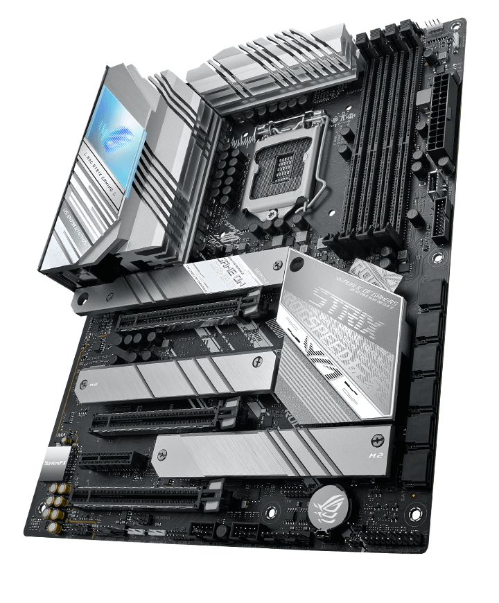 купить Сист. плата ASUS ROG STRIX Z590-A WIFI, Z590, 1200, 4xDIMM DDR4, 3xPCI-E x16, PCI-E x4, M.2, 6xSATA, DP, HDMI, WIFI6 BOX в Алматы