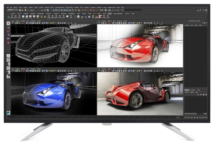купить Профессиональный Монитор Класса Ultra HD с разрешением 4К Ultra High Definition 43* PHILIPS BDM4350UC/00 IPS 4K ULTRA HD (3840x2160) 16:9 300кдм 5мс 1200:1 50млн:1 1xVGA 2xDisplayPort 2xHDMI-MHL 4хUSB3.0 (1 порт для быстрой зарядки)  Угол Обзора 1781 в Алматы