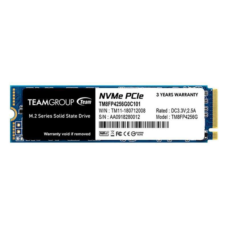 купить SSD-накопитель Team Group MP34 256Gb, M.2, NVMe 1.3,  2700/850 MB/s, TM8FP4256G0C101 в Алматы