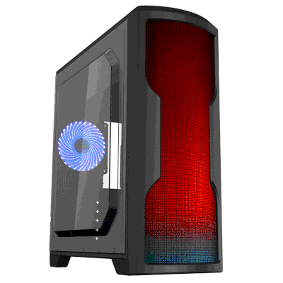 купить Корпус ПК без БП GameMax G562-RGB/Matrix <MidTower, 1x120mm-зад, 4x3.5, 2x2.5, 3xUSB, Audio> в Алматы