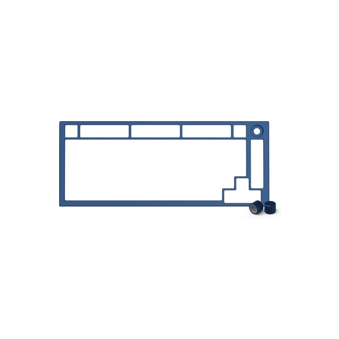 купить Запчасть к клавиатуре верхняя панель Glorious GMMK Pro Top Frame Navy Blue (GLO-ACC-P75-TF-NB) в Алматы