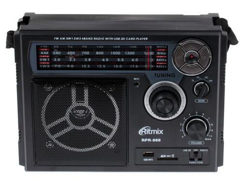 купить Радиоприемник портативный Ritmix RPR-888 в Алматы