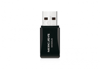 купить Сетевой адаптер беспроводной USB 300M Mercusys MW300UM(EU)  <300Mbps Mini Wireless N USB adapter, 2T2R, 2.4GHz, 802.11g/b/n, USB2.0> в Алматы